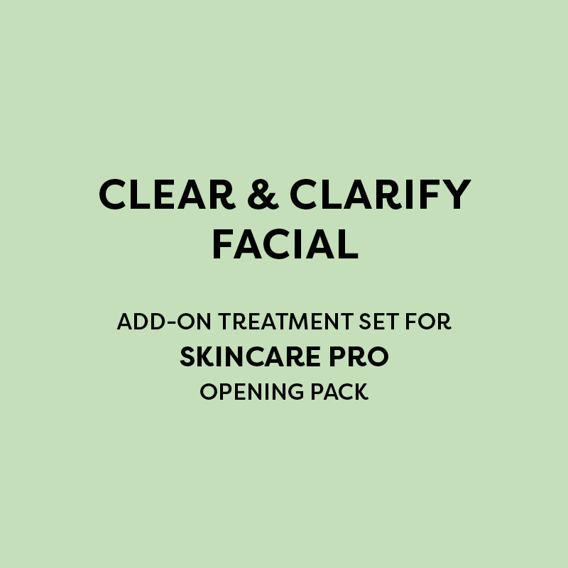 Clear & Clarify Facial - Treatment Set - For Skincare Pro Opening Pack