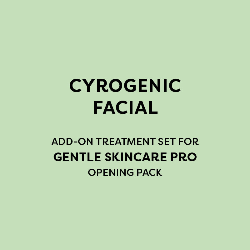 Cryogenic Facial - Treatment Set - For Gentle Skincare Pro Opening Pack